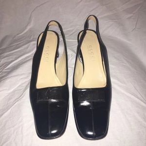 VINTAGE GUCCI SLINGBACKS